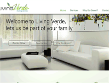 Tablet Screenshot of livingverde.com